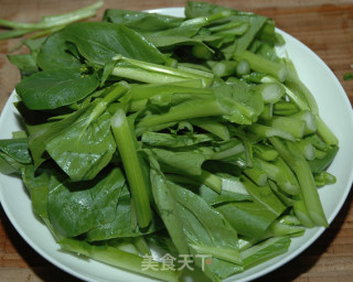 菜心豆干的做法步骤：1