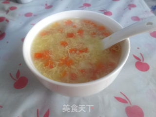 消食化滞宽肠通便——胡萝卜蛋花玉米渣的做法步骤：10