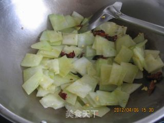酸爽开胃——西红柿炒冬瓜的做法步骤：4
