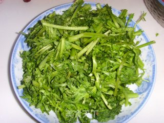 蒜蓉茼蒿的做法步骤：2