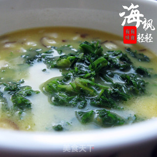 好7看得见De“荠菜鸡蛋羹”-微波菜肴-的做法步骤：6