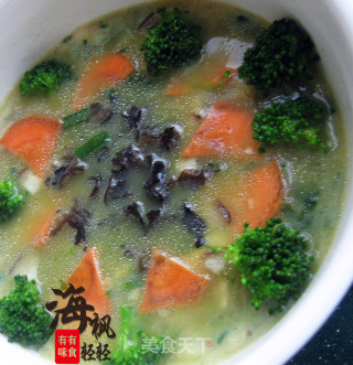 好7看得见De“荠菜鸡蛋羹”-微波菜肴-的做法步骤：8