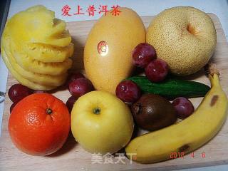 水果色拉的做法步骤：1