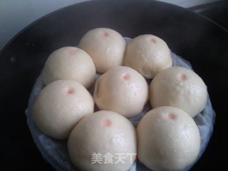 新手尝试---奶黄包的做法步骤：9