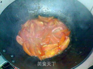 经典美食——蕃茄炒蛋（甜味版）的做法步骤：10