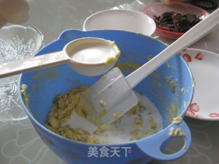 香蕉巧克力麦芬的做法步骤：7