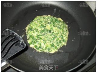 青菜玉米饼的做法步骤：6