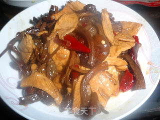 干菇鸡片的做法步骤：11