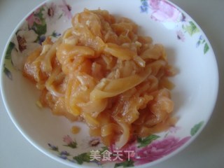 鱼香鸡丝的做法步骤：2