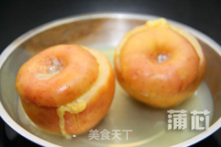 民间止咳良方—鸡蛋炖苹果的做法步骤：5