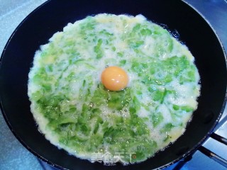 凉瓜煎蛋的做法步骤：3