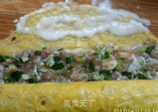 蒸蛋卷的做法步骤：17
