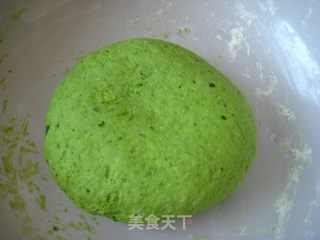 菠菜豆沙卷的做法步骤：5