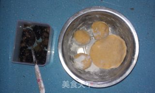 无油的玫瑰蜜豆南瓜饼的做法步骤：1