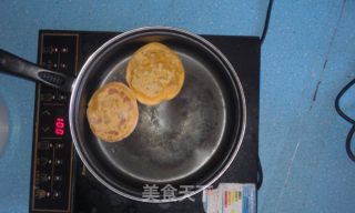 无油的玫瑰蜜豆南瓜饼的做法步骤：3