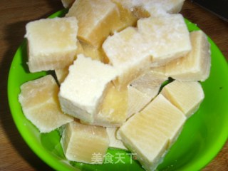 白菜炖冻豆腐的做法步骤：3