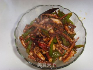 子盐鱿鱼腿的做法步骤：5