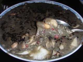 营养丰富的黑芝麻、芋头、红豆、糯米蒸糕~（独家特色哦）的做法步骤：6