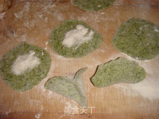 艾草肉包的做法步骤：5