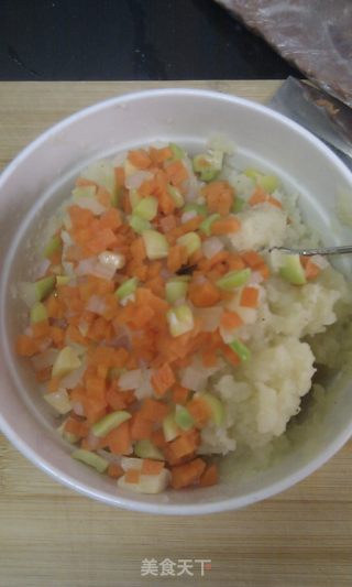 培根土豆泥卷的做法步骤：6