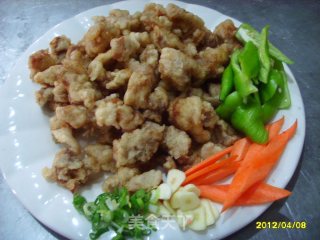 溜肉段的做法步骤：5