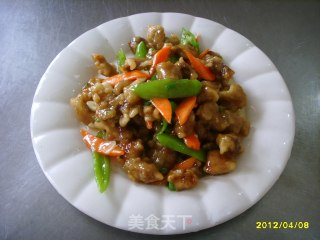 溜肉段的做法步骤：9