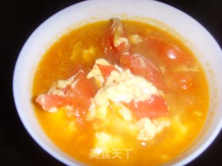 浓浓的鸡蛋柿子汤的做法步骤：4