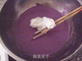 奶香紫薯蛋糕的做法步骤：13