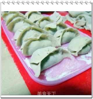 香菇 葱肉饺的做法步骤：7