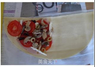 番茄金枪鱼酥派的做法步骤：5