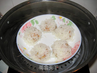 萝卜蒸肉丸的做法步骤：5