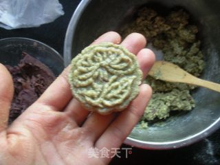 夹心绿豆糕的做法步骤：11