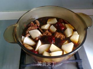 红烧羊肉炖萝卜的做法步骤：8