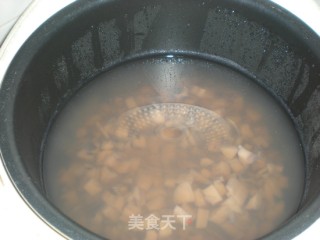 红豆糯藕粥的做法步骤：10