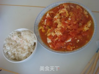 永久的记忆——西红柿炒鸡蛋的做法步骤：4