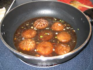 家常菜——小油菜揽香菇的做法步骤：3