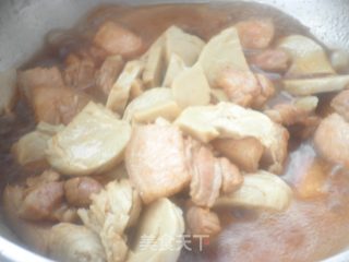 五花肉烧面筋的做法步骤：8