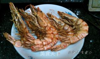 溜大虾的做法步骤：2