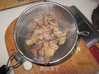 杭椒牛柳的做法步骤：4