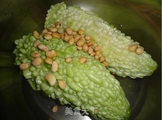 不一样的苦瓜黄豆的做法步骤：6