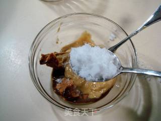 芥末酱拌萝卜叶的做法步骤：2