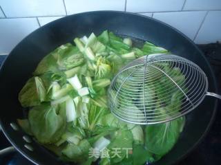 炝拌小油菜的做法步骤：3