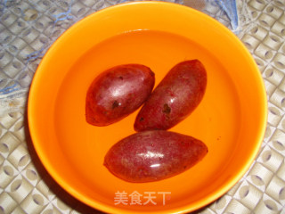 紫薯芝士球的做法步骤：1