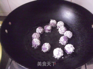 紫薯芝士球的做法步骤：9