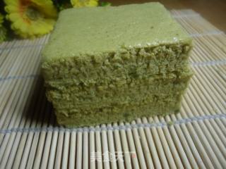 抹茶蛋糕块的做法步骤：11