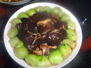 香菇醉油菜的做法步骤：9