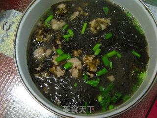 肉丸紫菜汤的做法步骤：4