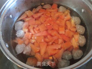 番茄牛肉丸汤的做法步骤：3