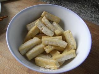 芹菜炒豆腐的做法步骤：4