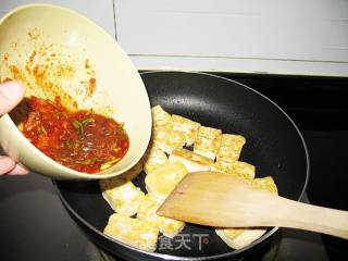 韩菜在家自己做----韩式煎豆腐的做法步骤：10